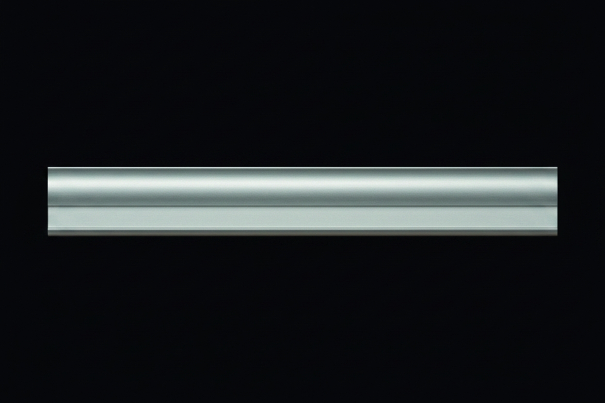 85mm Pelmet Cover Rod - Ash Grey