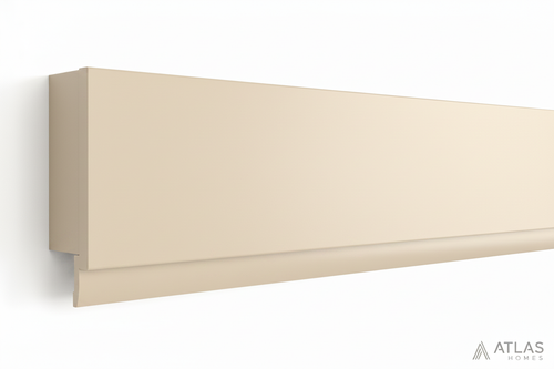 105mm Pelmet Cover Rod - Cashew