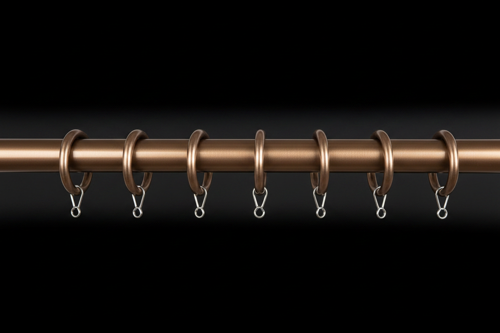 Eyelet Pole Rod - Mocha