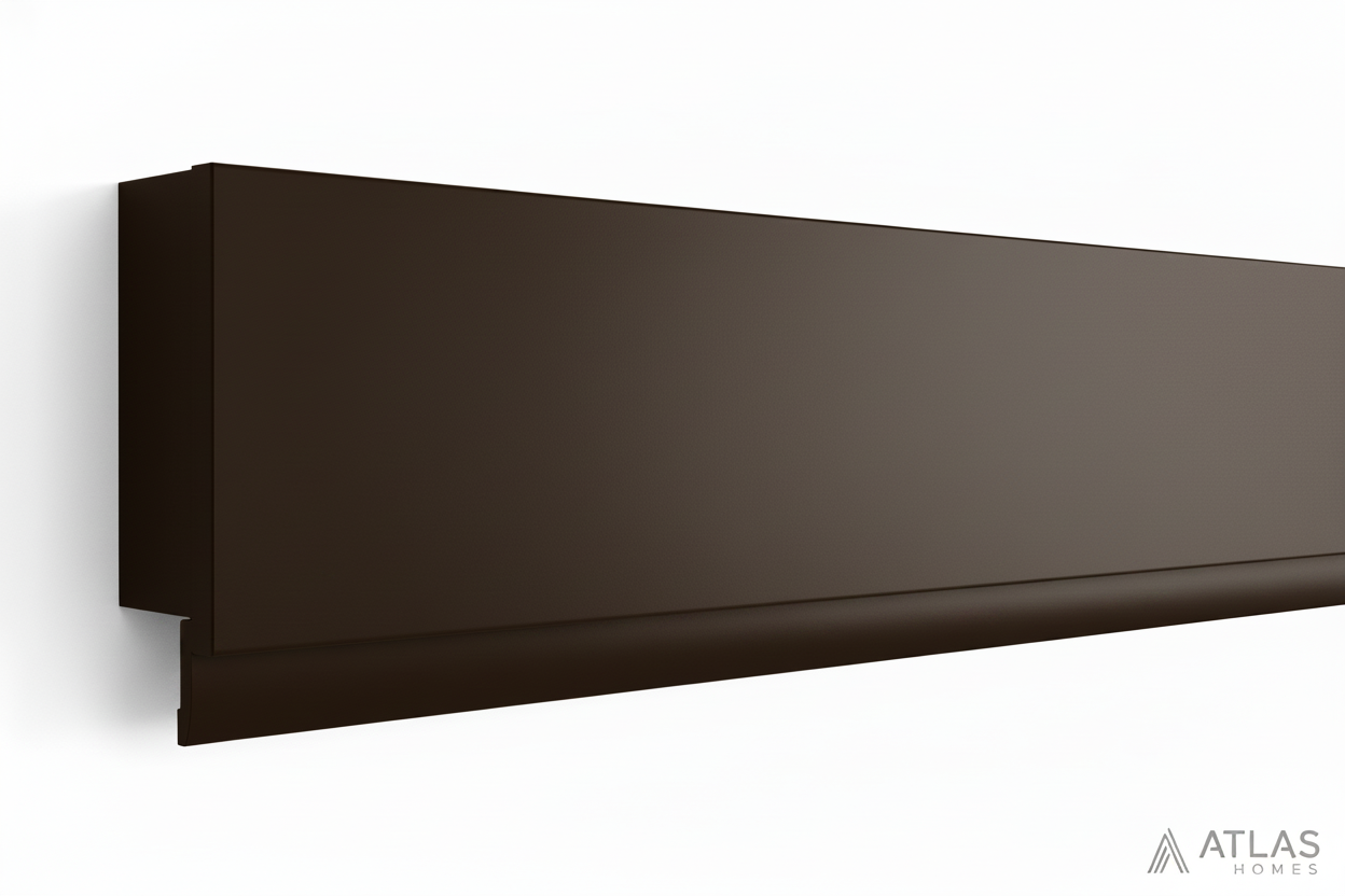 105mm Pelmet Cover Rod - Espresso