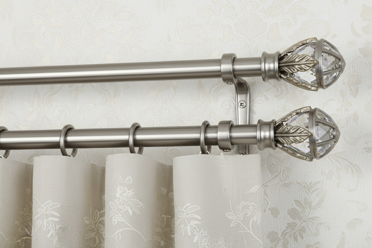 Rod On Rails Curtain Rails & Tracks - Curtain and Blind Zone