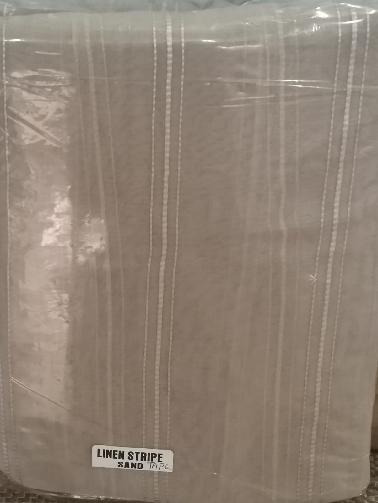 sheer-linen printed