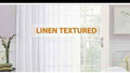 sheer/linen plain