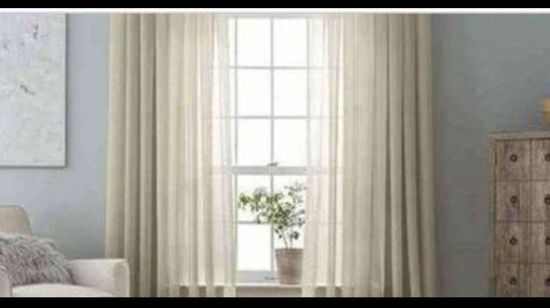 sheer/linen plain